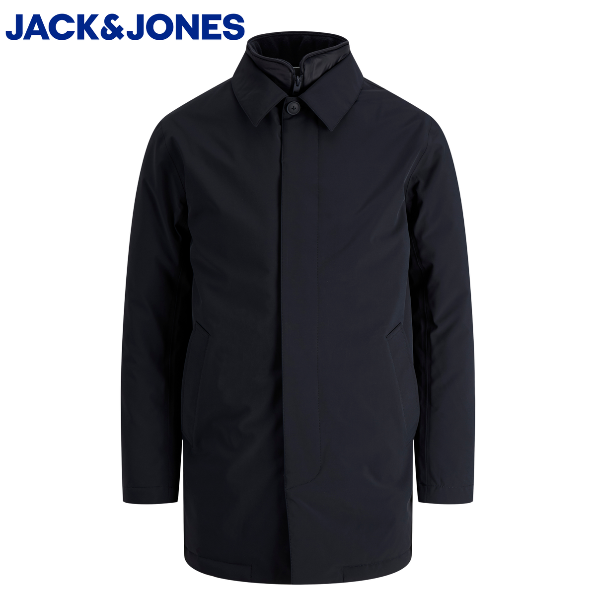 Jack & Jones Devon Navy Mac Jacket Navy