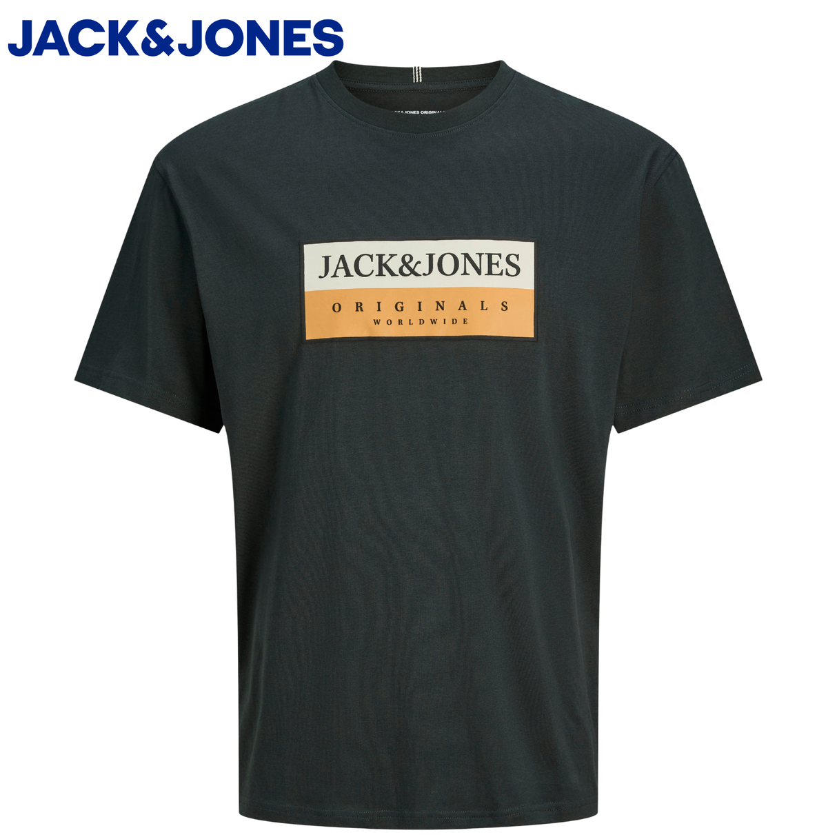 Jack & Jones Erik Box Logo Green T-Shirt Green