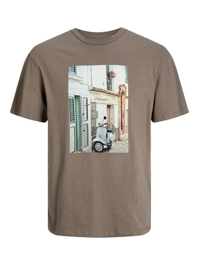 Jack Jones Falcon Brown T-Shirt Brown