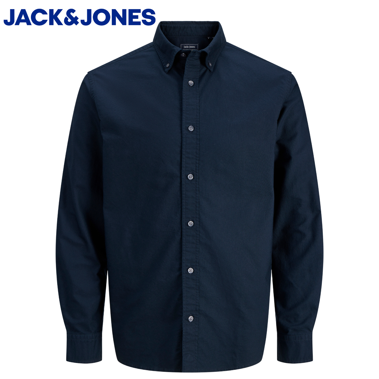 Jack & Jones Harvey Navy Oxford Shirt Navy
