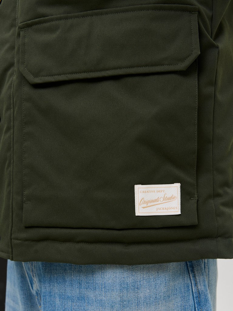 Jack And Jones Jornorrebro Barn Jacket Green