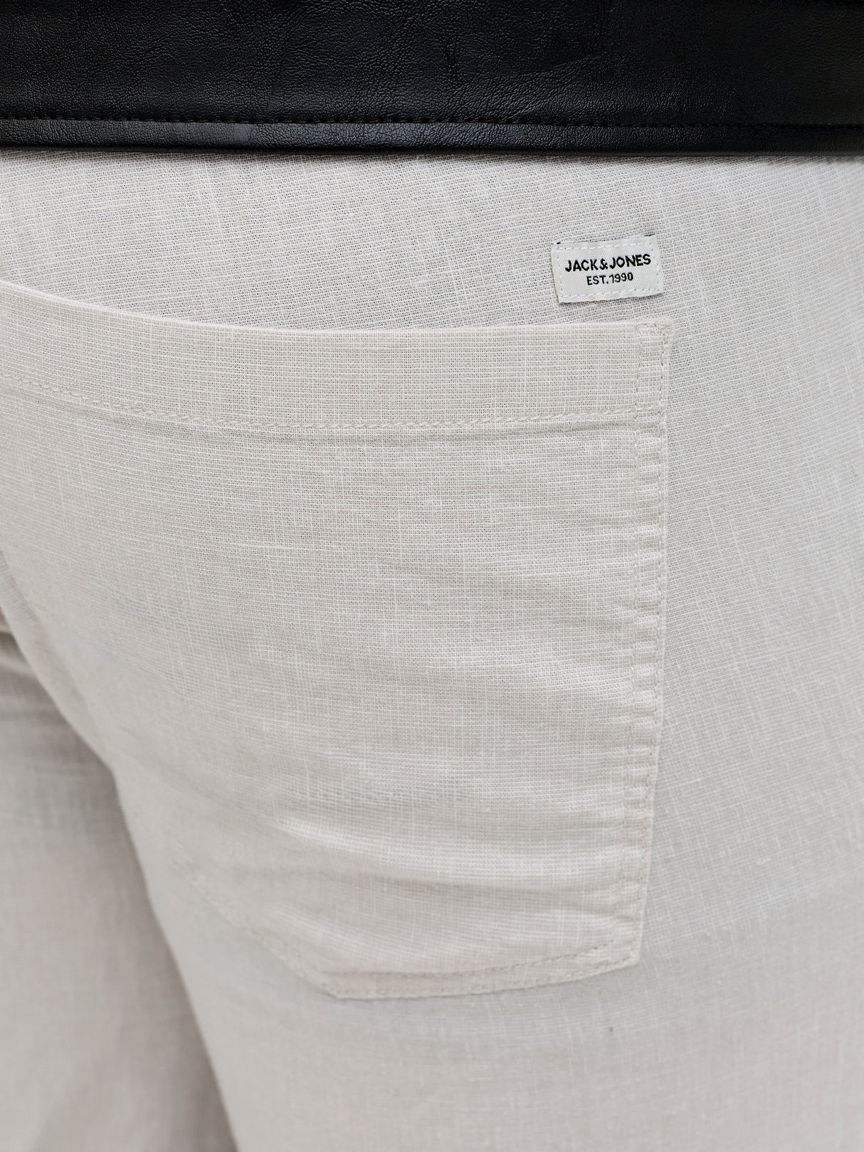 Jack & Jones Kane Linen Mix Beige Jogger Beige