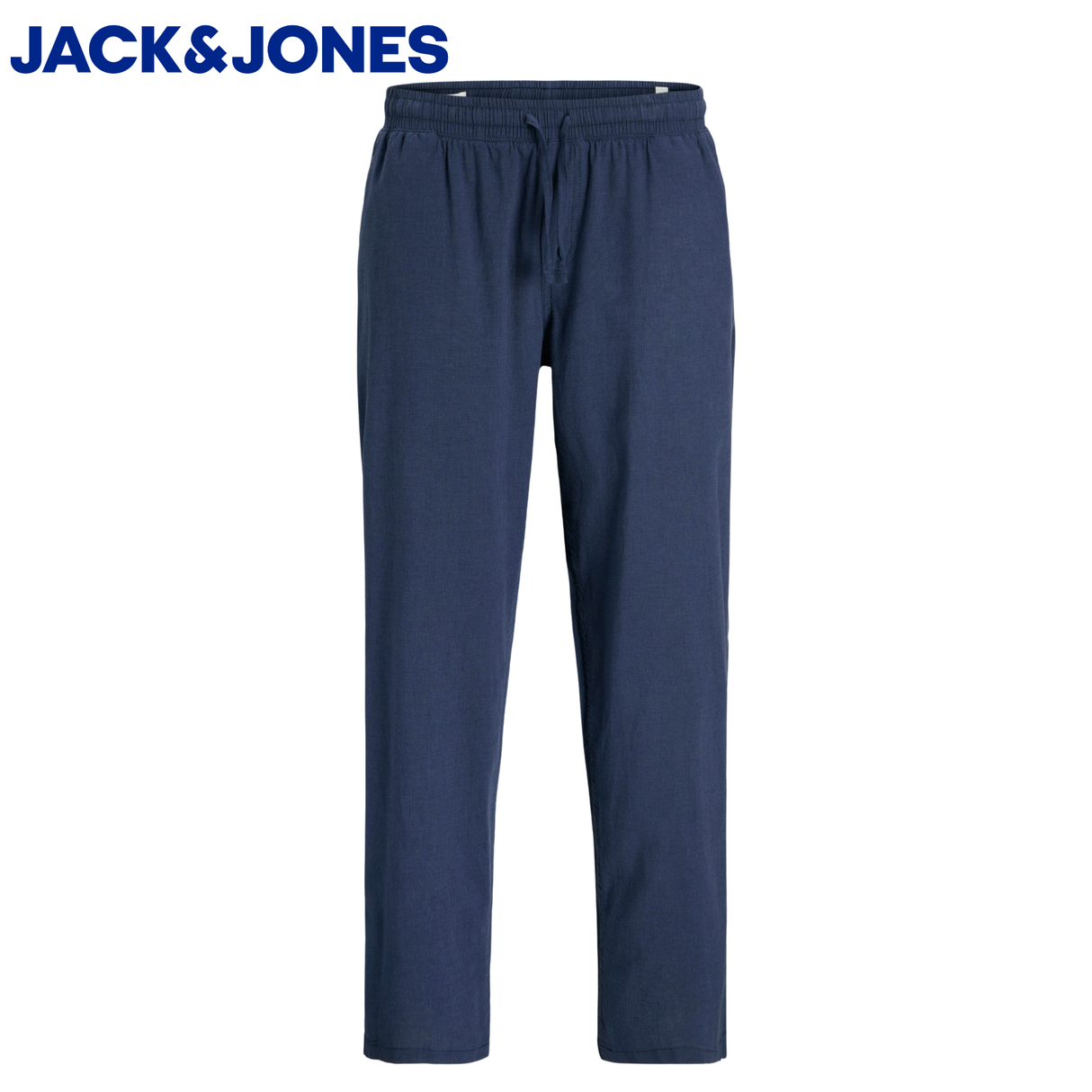 Jack & Jones Kane Linen Mix Navy Joggers Navy