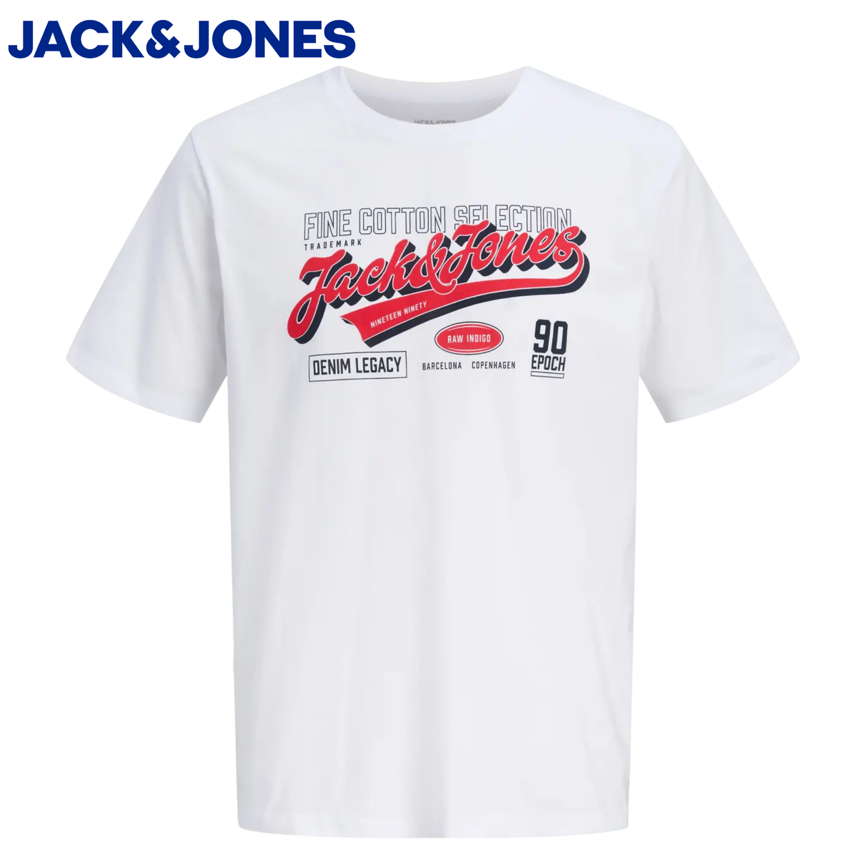 Jack & Jones E-Logo White T-Shirt White
