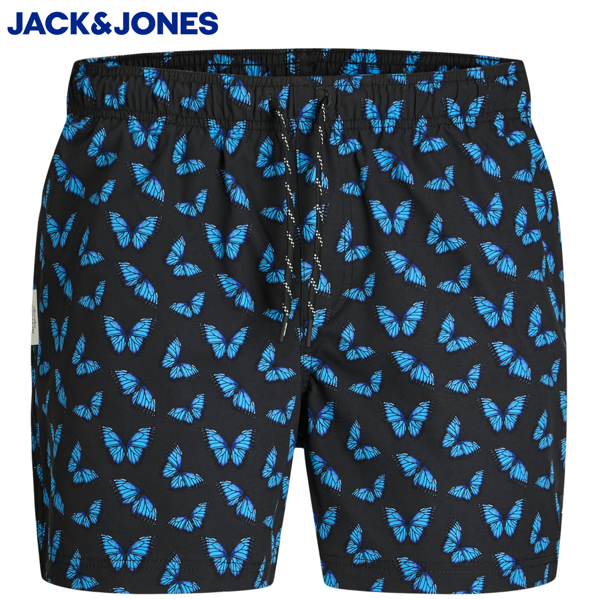 Jack & Jones Maui Print Swim Shorts Black