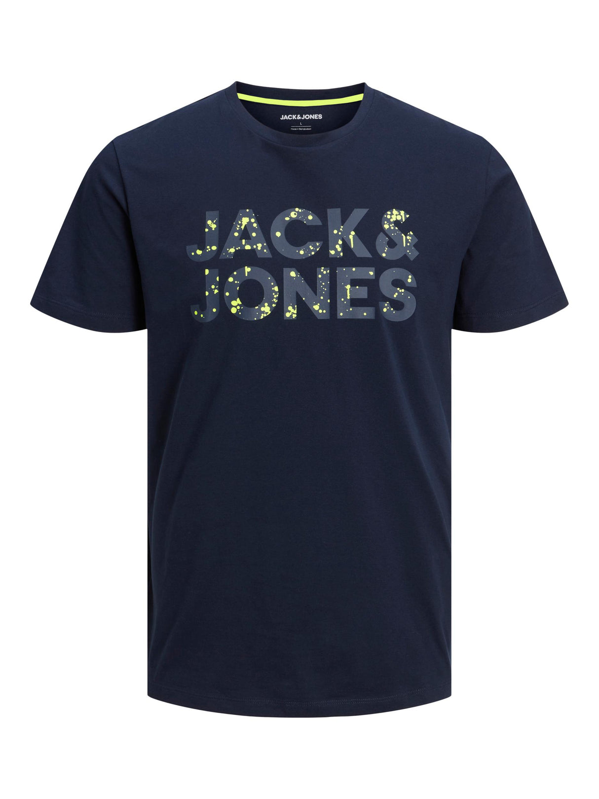 Jack & Jones Neon Pop Navy Tee Navy
