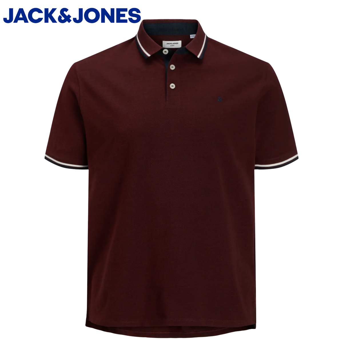 Jack & Jones Paulos Fired Brick Polo Red
