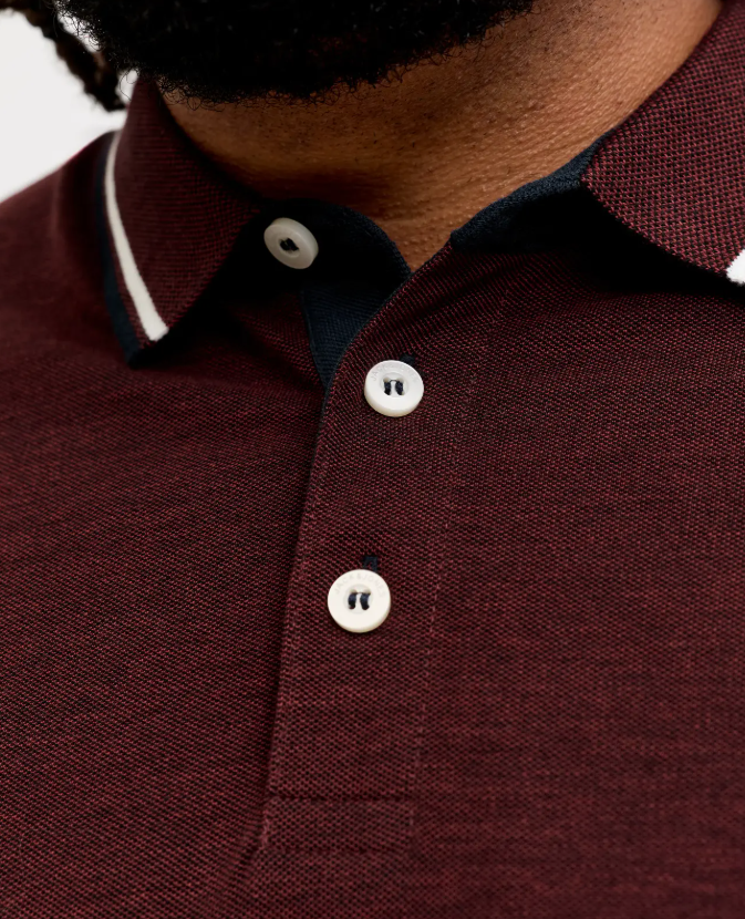 Jack & Jones Paulos Fired Brick Polo Red