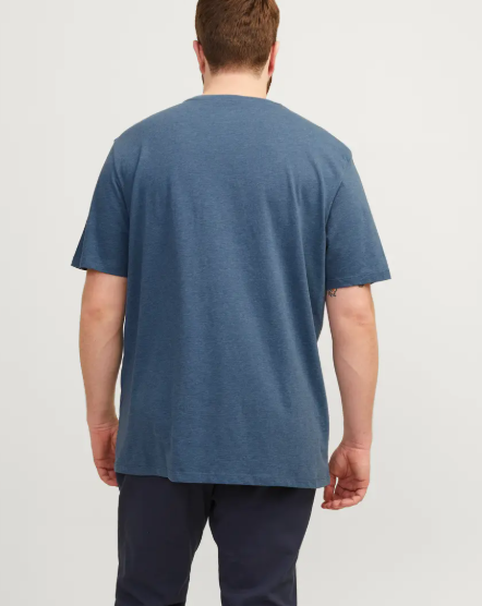 Jack & Jones Paulos Crew Neck Denim Tee Blue