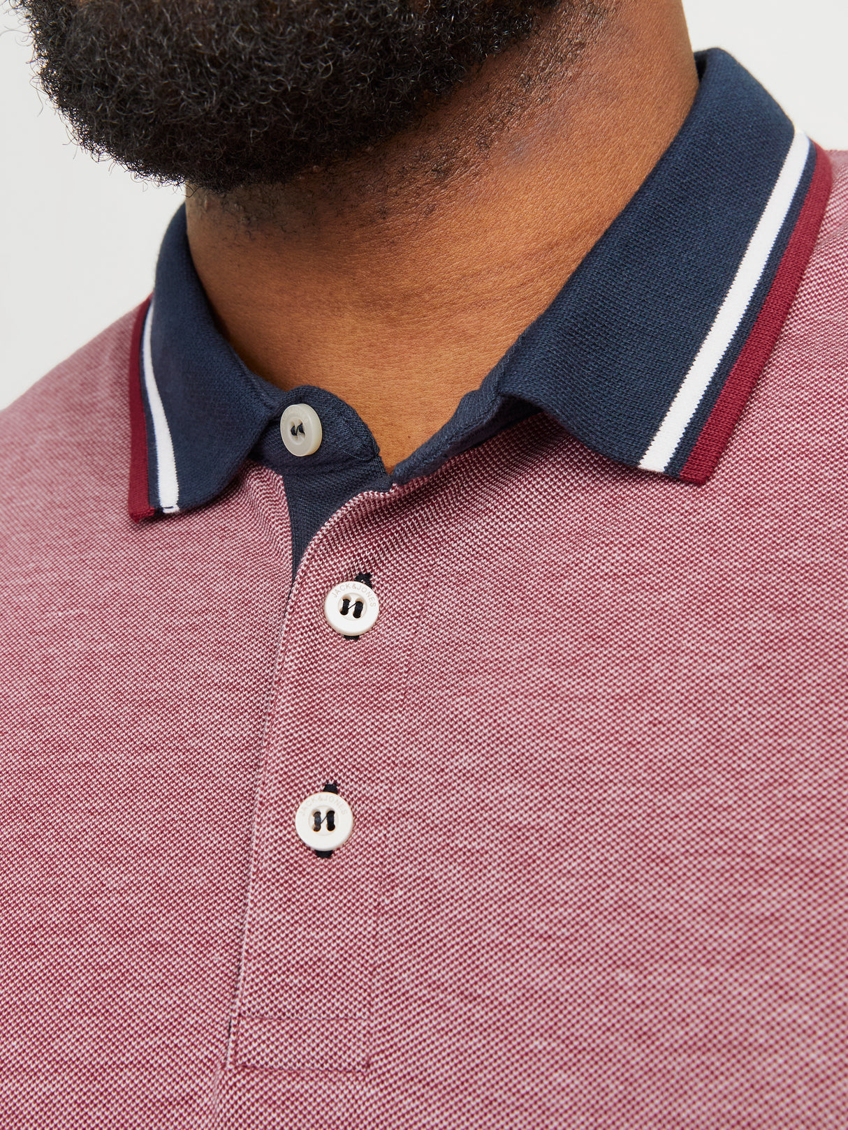 Jack & Jones Paulos Red Polo Shirt Red