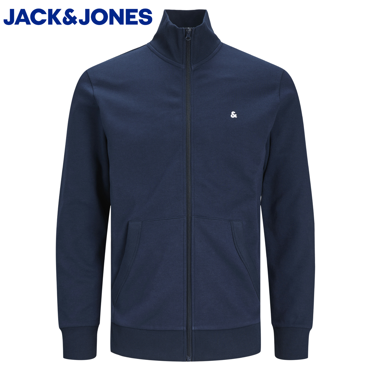 Jack & Jones Paulos Navy Full Zip Sweat Navy
