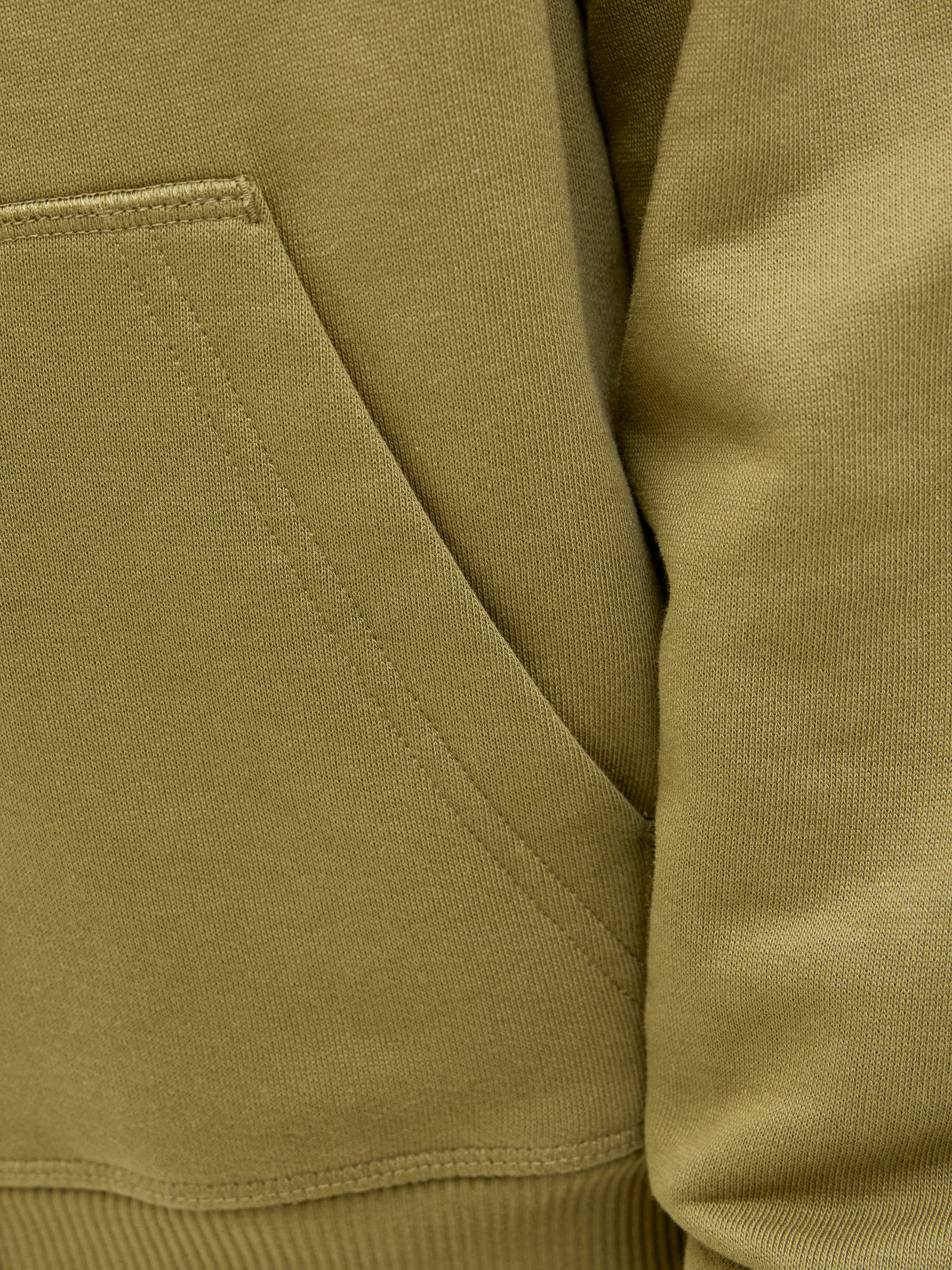 Jack & Jones Rebro Olive Full Zip Hoodie Green