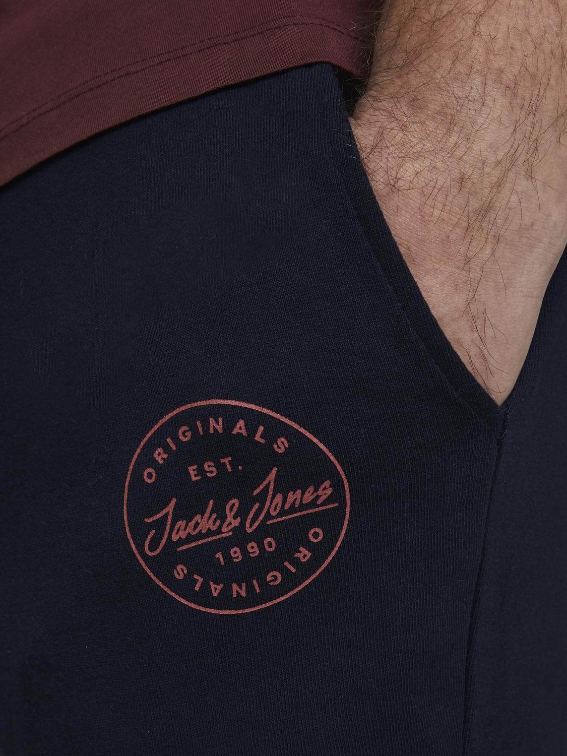 Jack & Jones Shark Navy Jogger Shorts Navy