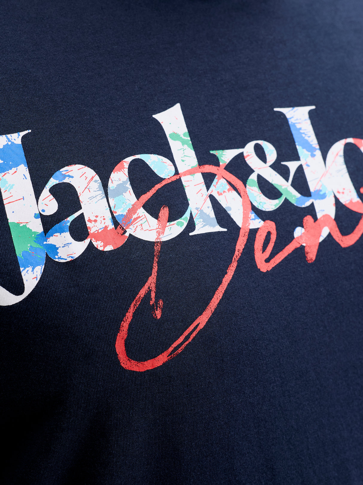 Jack & Jones Tom Logo Navy T-Shirt Navy