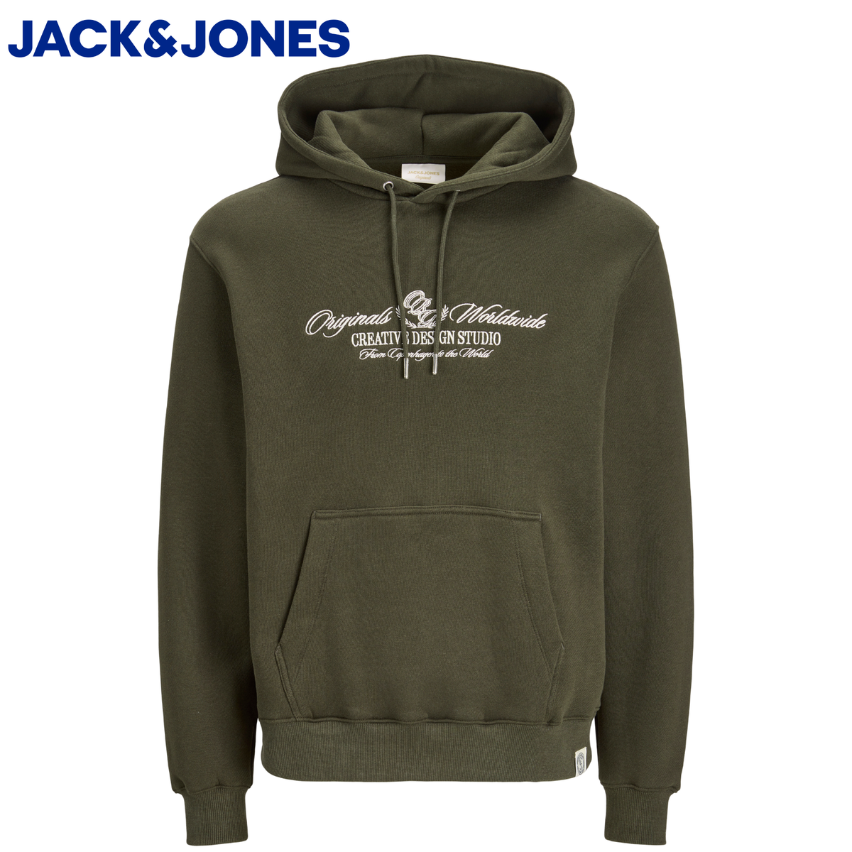 Jack & Jones Toronto Emblem Green Hoodie Green