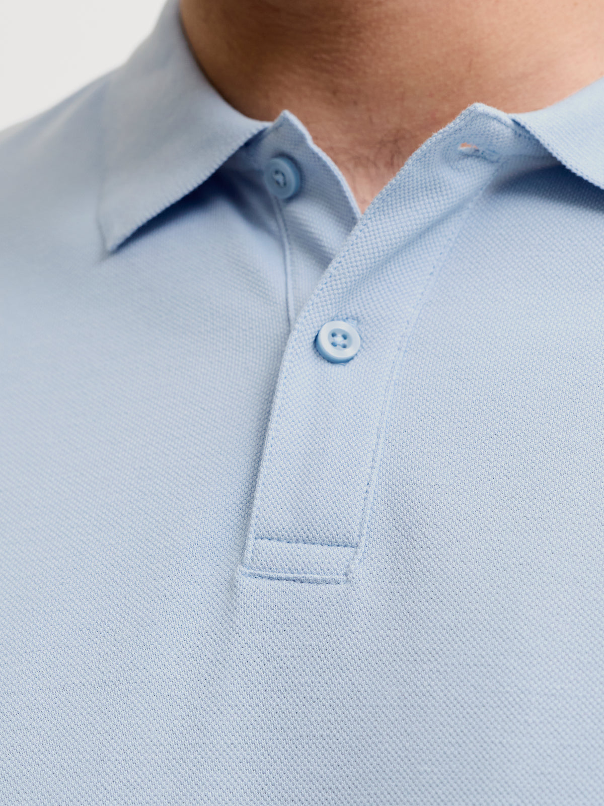Jack & Jones Weston Chambray Blue Polo Blue