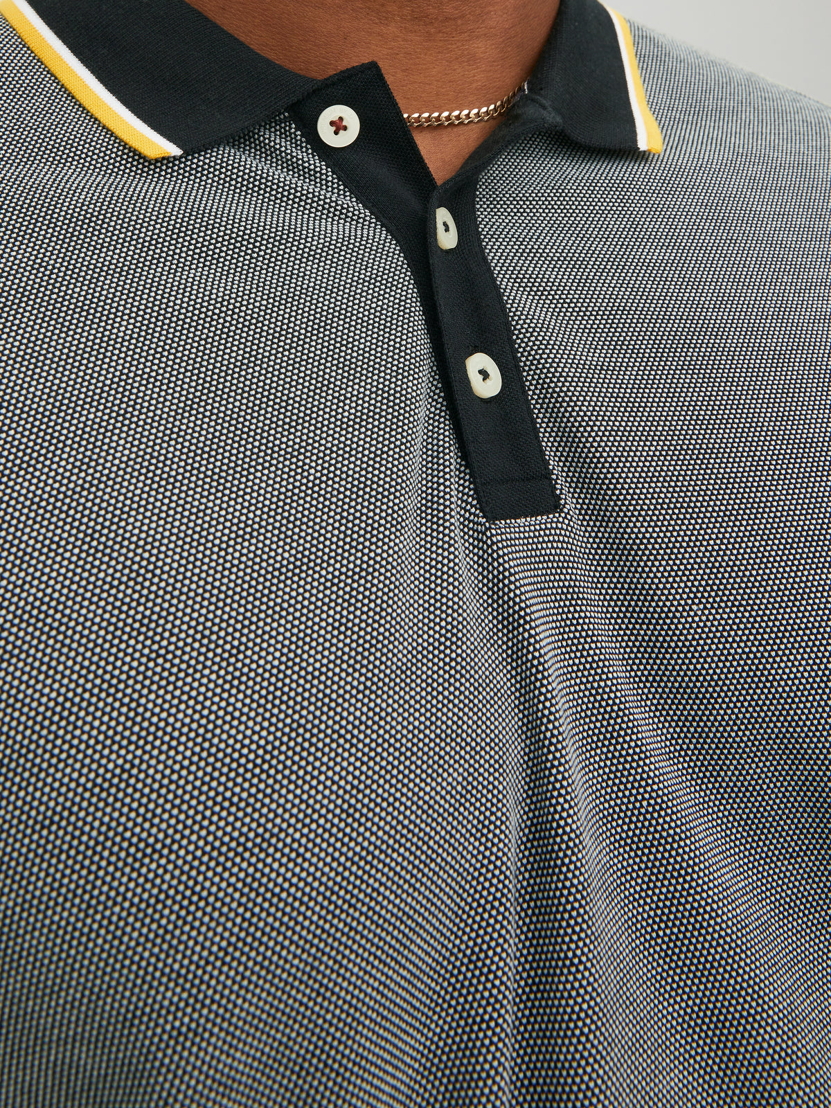 Jack & Jones Win Long Sleeve Black Polo Black