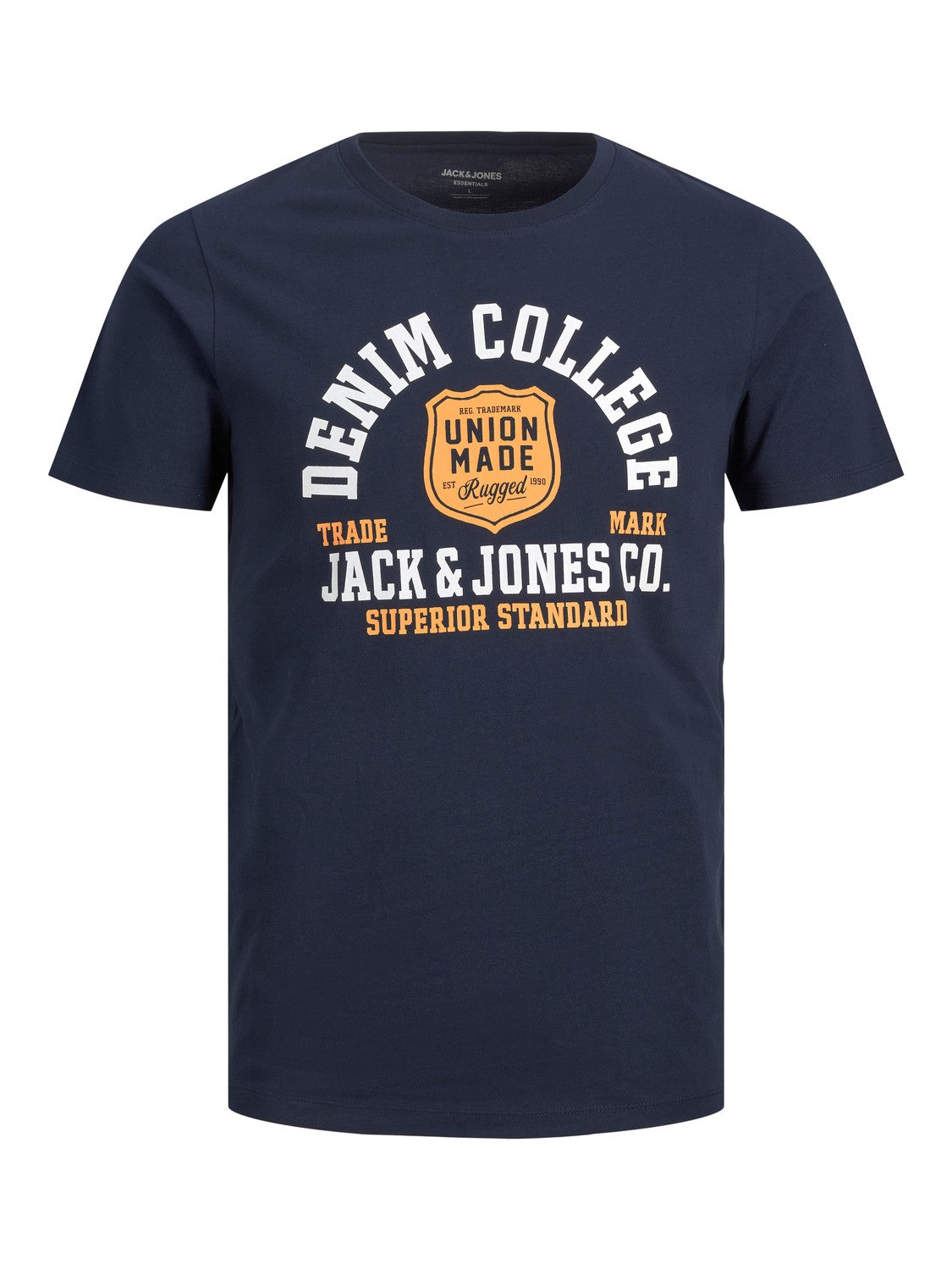 Jack & Jones Logo Sky Captain Tee Navy