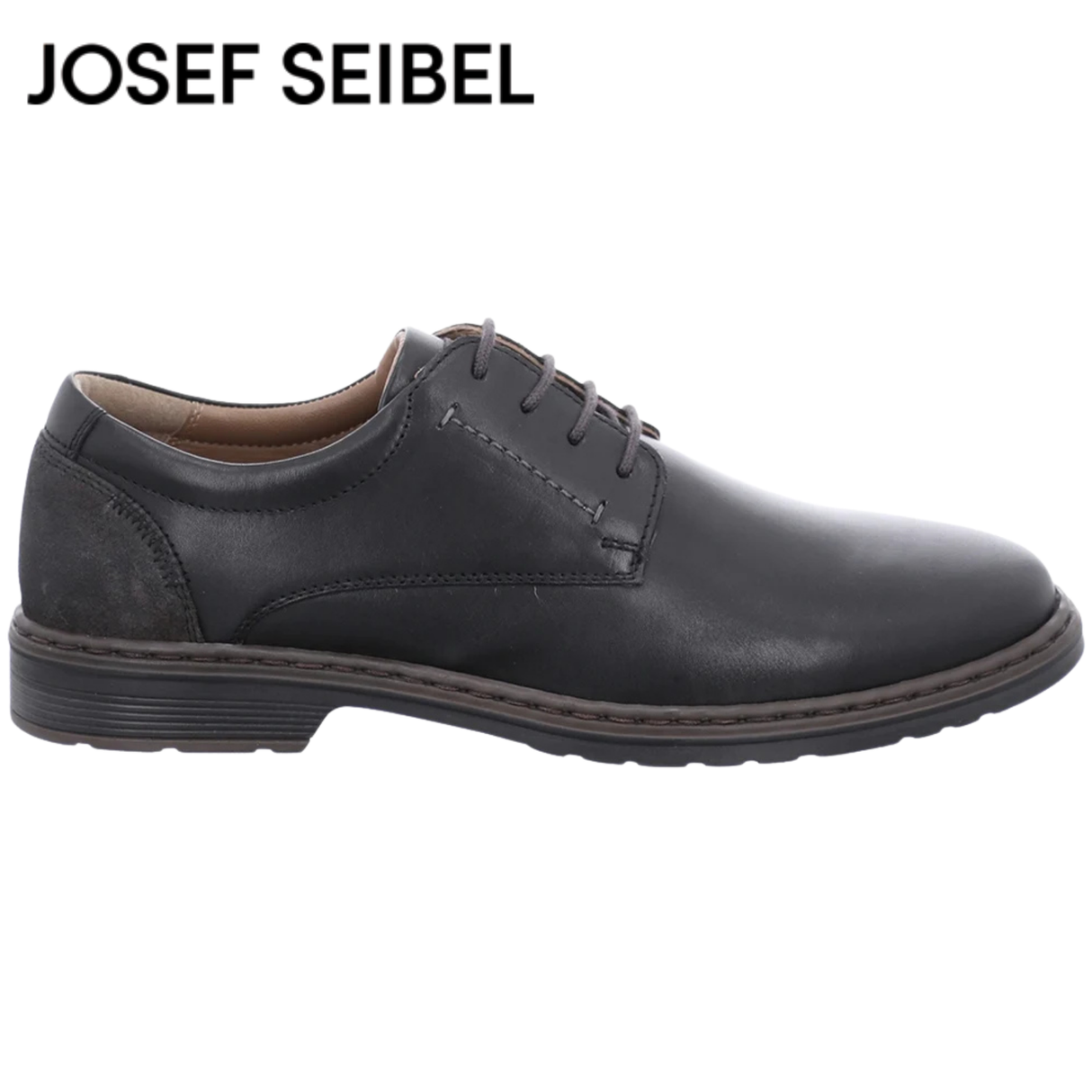 Josef Seibel Alastair 01 Black Lace Shoe Black