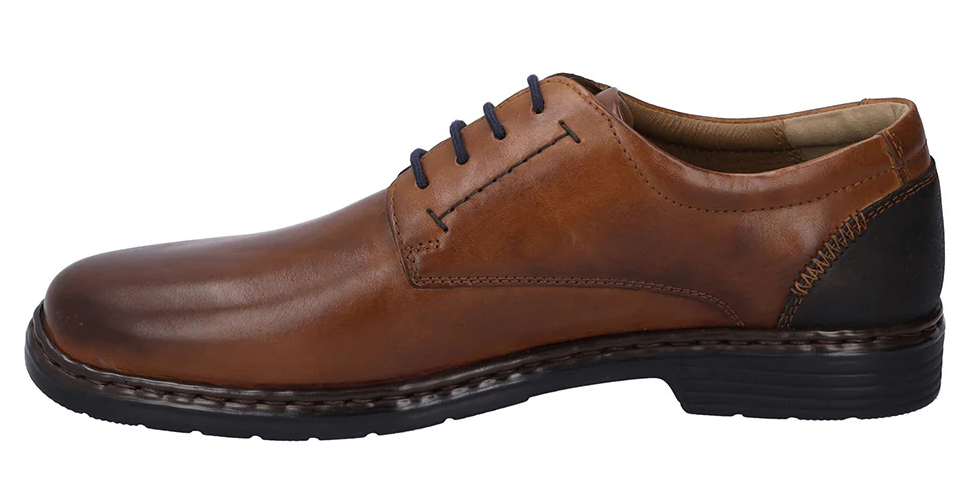 Josef Seibel Alastair 01 Cognac Laced Brown