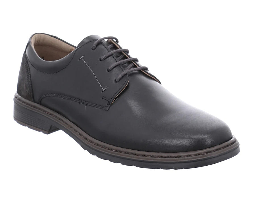 Josef Seibel Alastair 01 Black Lace Shoe Black