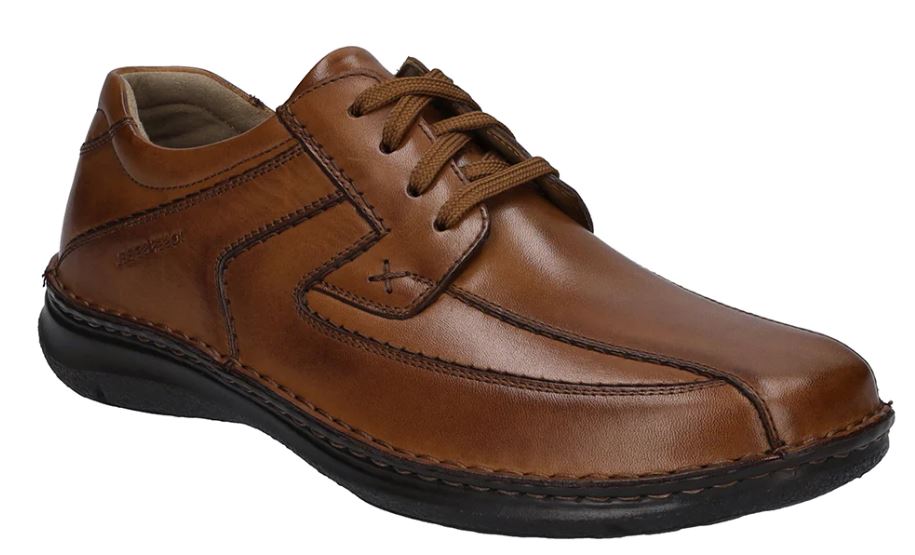 Josef Seibel Anvers 08 Cognac Lace Shoe Brown