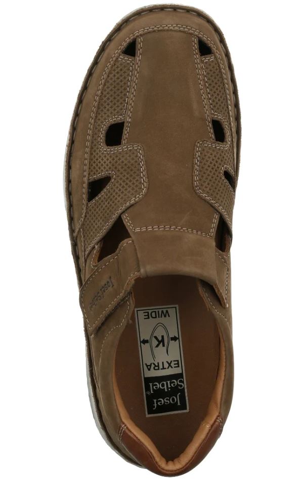 Josef Seibel Anvers Open Front Shoe Brown