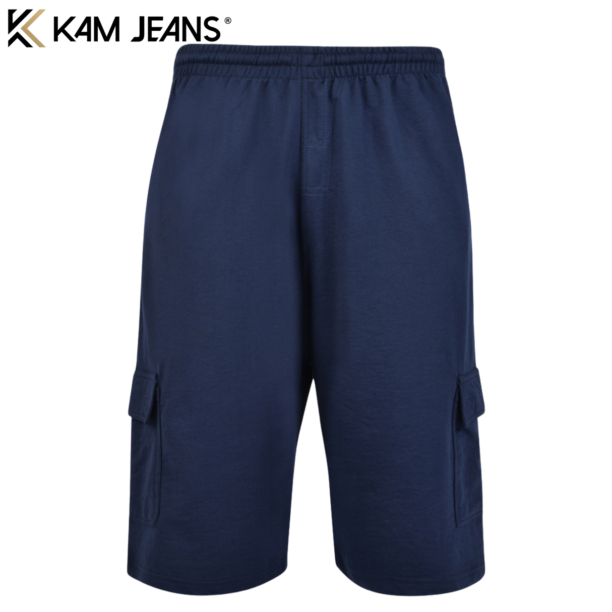Kam Lightweight Navy Cargo Shorts Navy