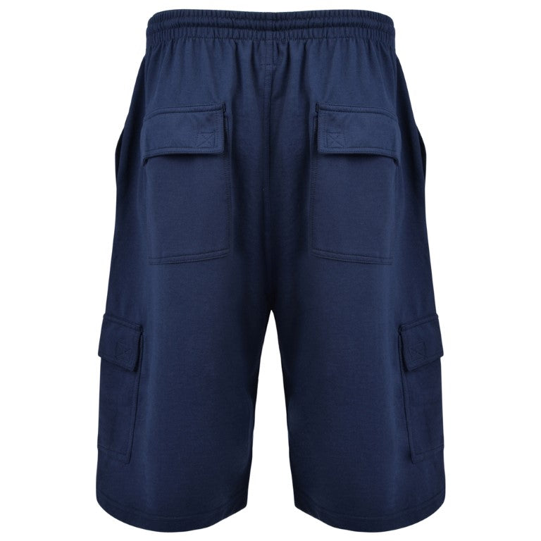 Kam Lightweight Navy Cargo Shorts Navy