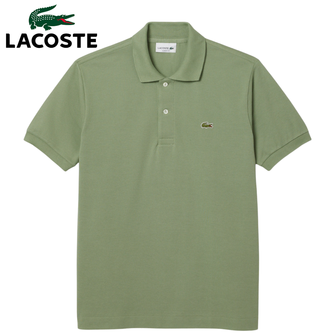 Lacoste Petit Pique Fir Green Polo Shirt Green