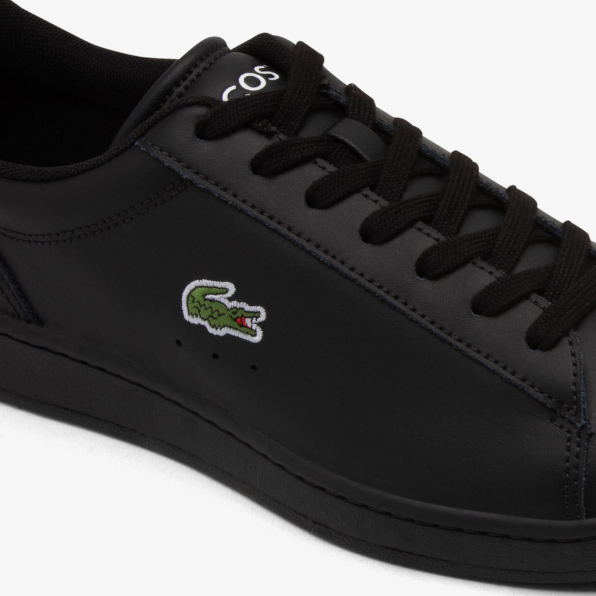 Lacoste Carnaby Black Leather Shoes Black