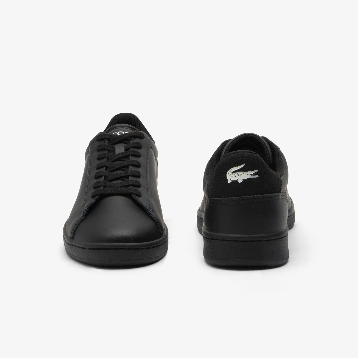 Lacoste Carnaby Black Leather Shoes Black