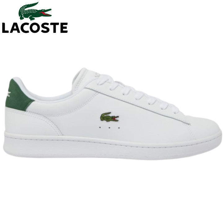 Lacoste Carnaby White & Navy Leather White