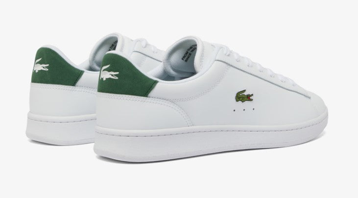 Lacoste Carnaby White & Navy Leather White
