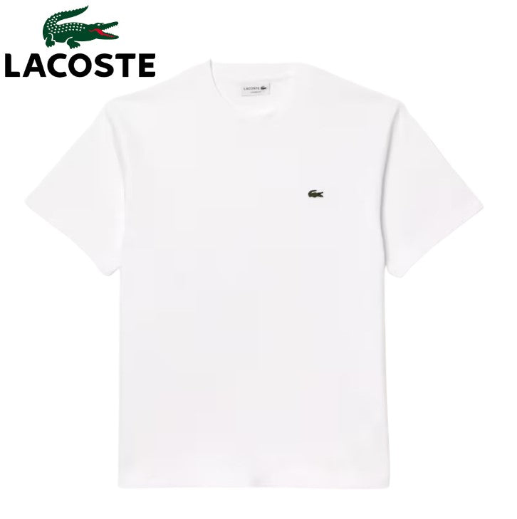 Lacoste Cotton Crew Neck T-Shirt White
