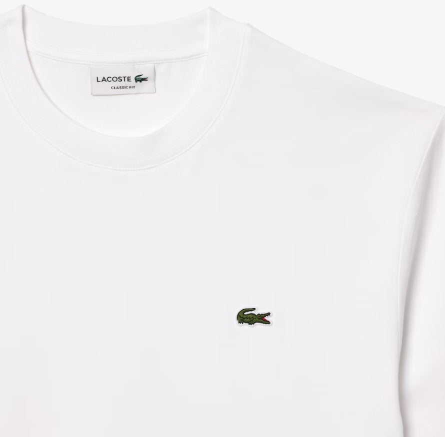 Lacoste Cotton Crew Neck T-Shirt White