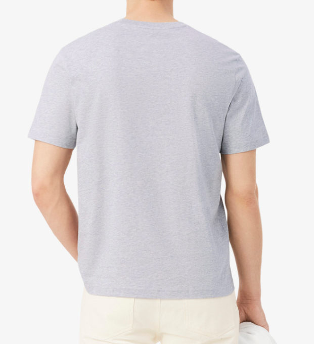 Lacoste Pima Cotton Crew Neck T-Shirt Grey
