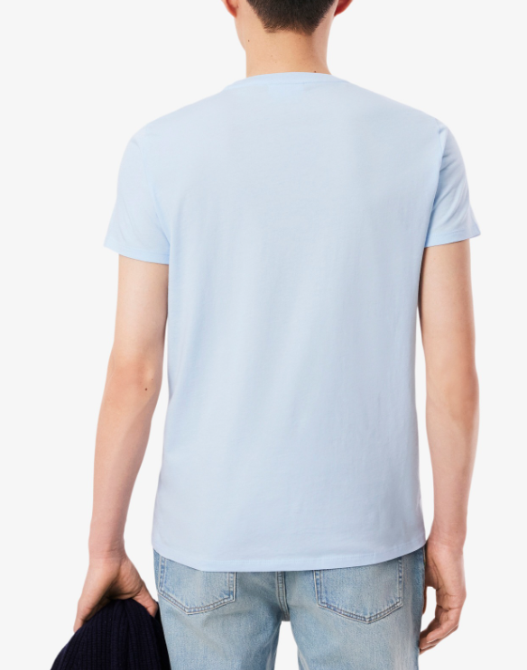 Lacoste Pima Cotton Crew Neck T-Shirt Blue