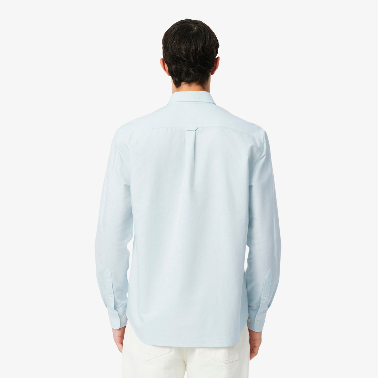 Lacoste Regular Fit Oxford Blue Shirt Blue
