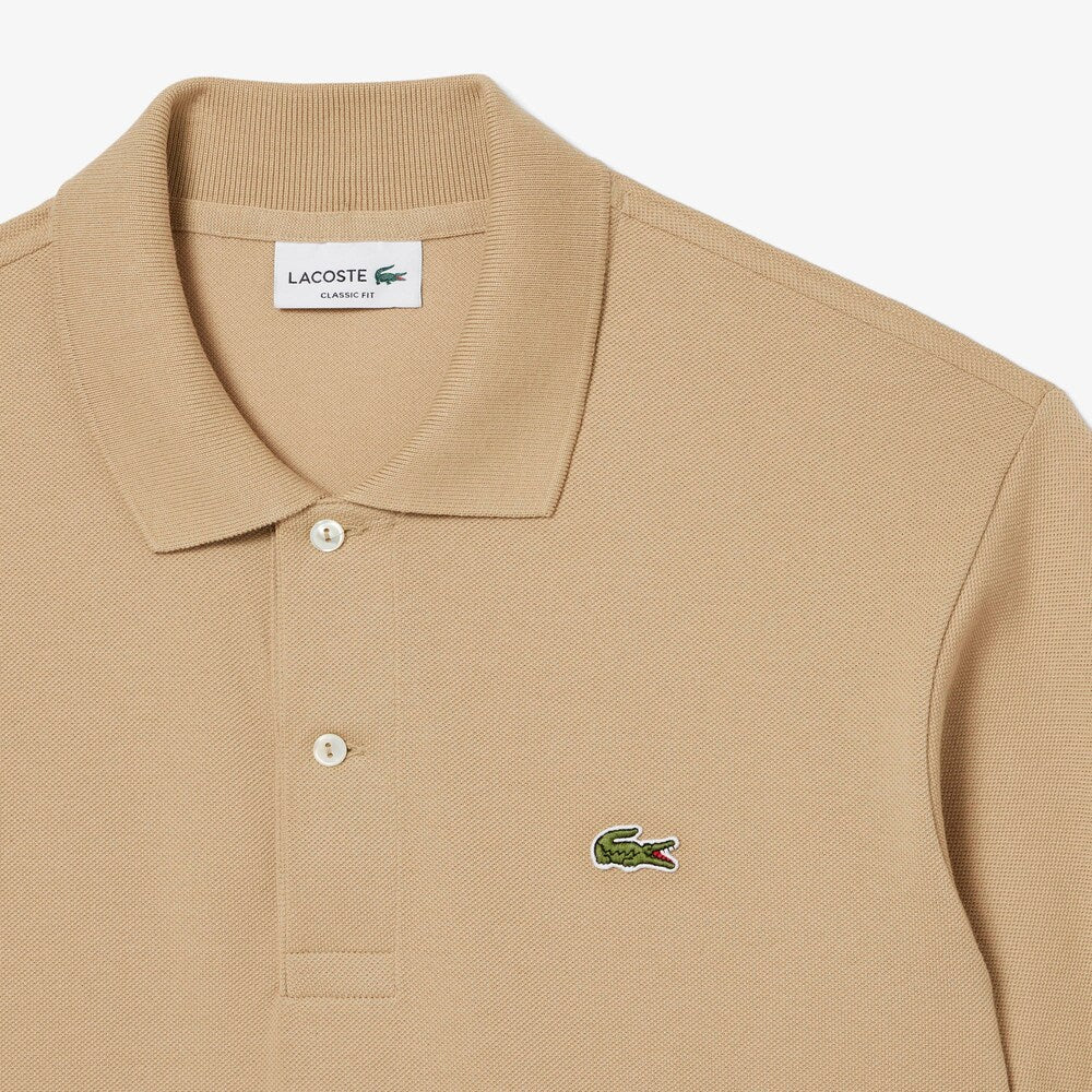 Lacoste Petit Pique Polo Shirt Beige