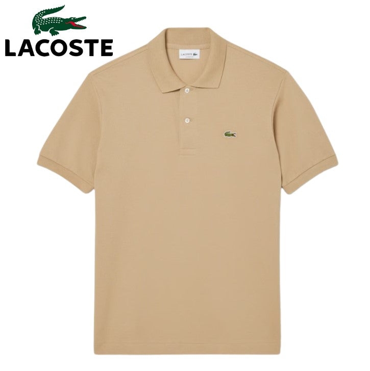 Lacoste Petit Pique Polo Shirt Beige