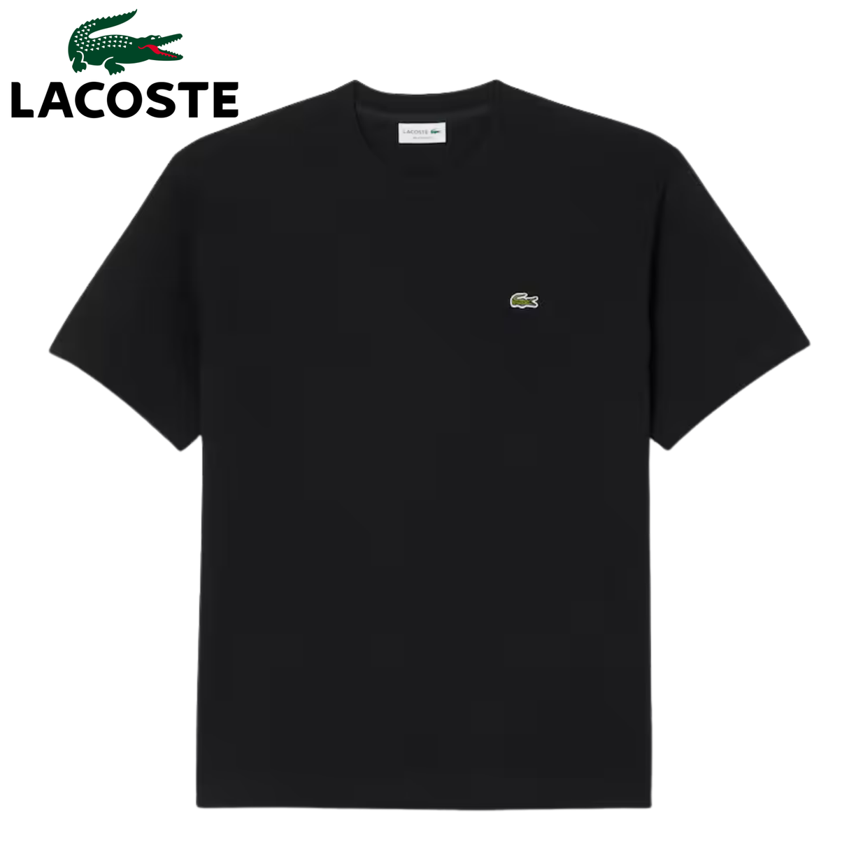 Lacoste Relaxed Fit Black T-Shirt Black