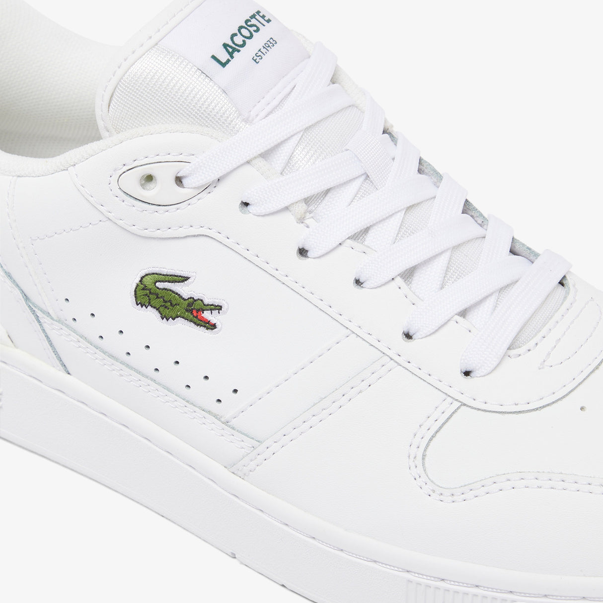 Lacoste T-Clip Leather White Sneakers White