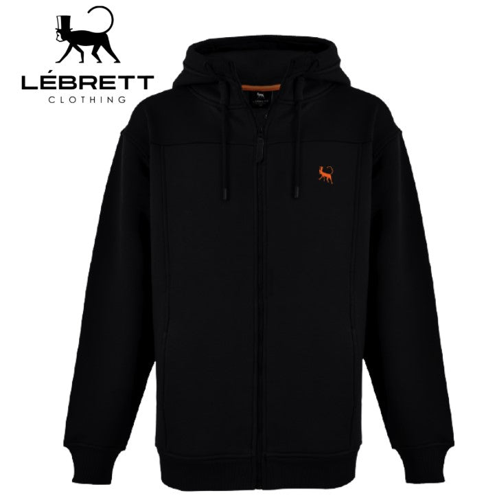 Lebrett Full Zip Empire Black Hoodie Black