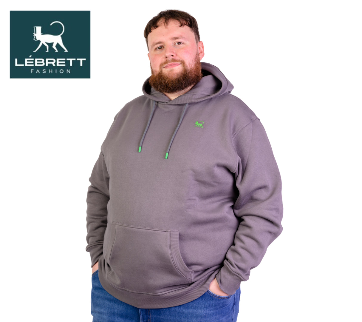 Lebrett Grove Grey Hoodie Grey