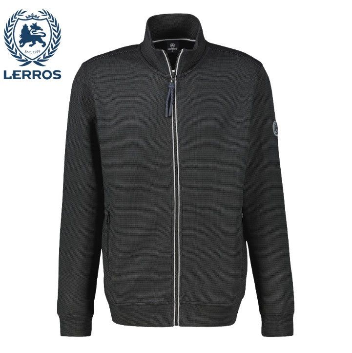 Lerros Full Zip Black Sweatshirt Black