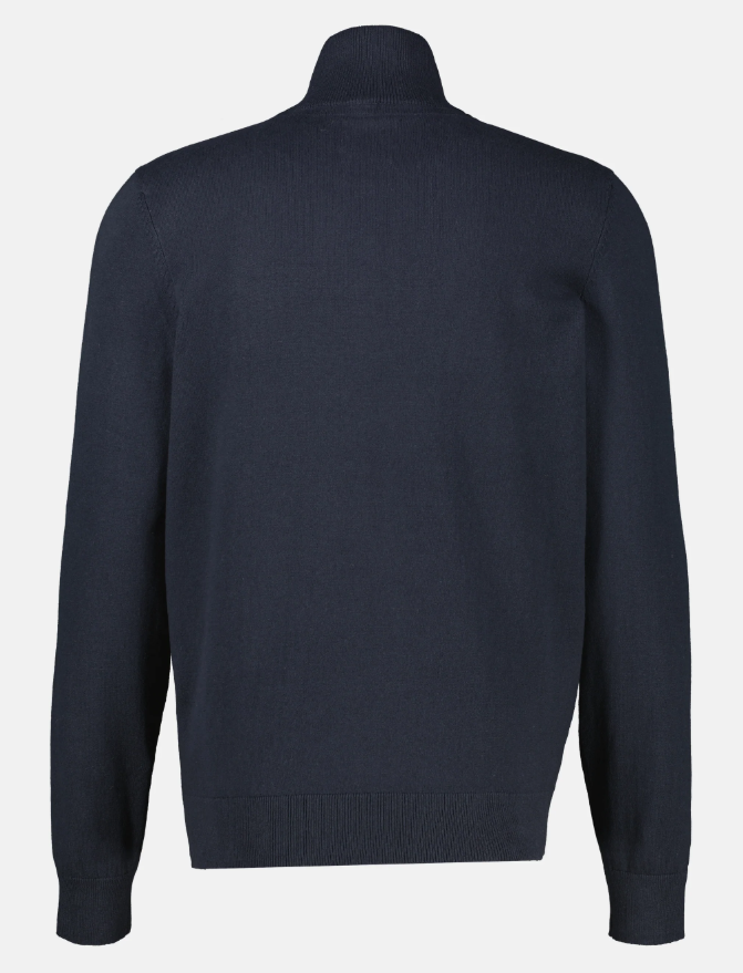 Lerros Quarter Zip Soft Navy Knit Navy