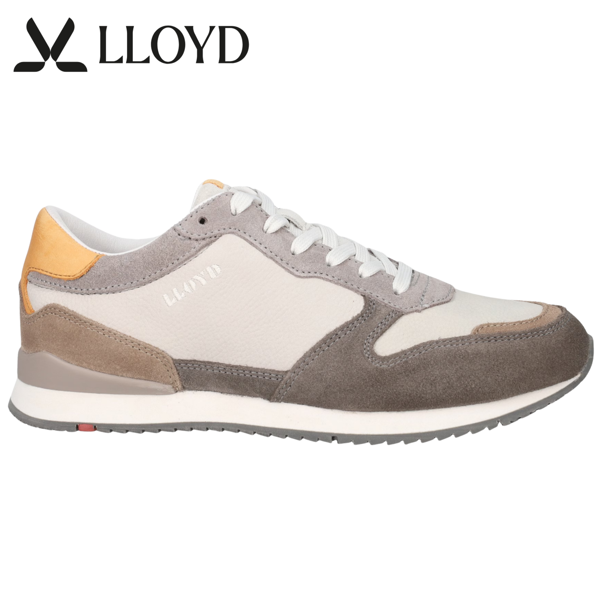 Lloyd Elmore Suede Trim Shoes Grey