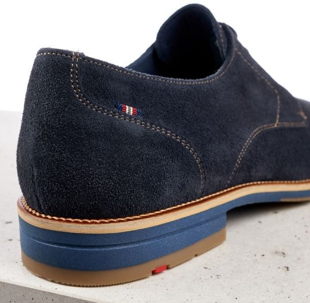 Lloyd Langston Ocean Blue Suede Shoes Blue
