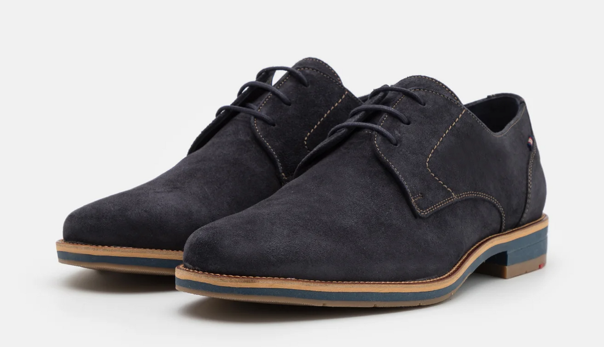 Lloyd Langston Ocean Blue Suede Shoes Blue